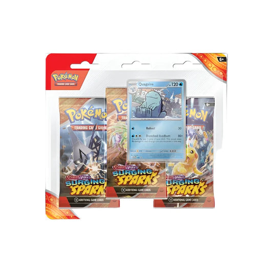 Pokemon Surging Sparks 3 Pack Blister Set of 2