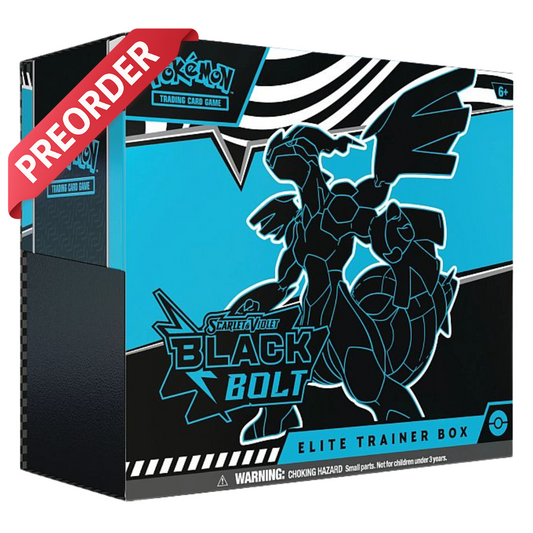 Pokemon SV10 Black Bolt Elite Trainer Box  Release Date 18th July *PreOrder*